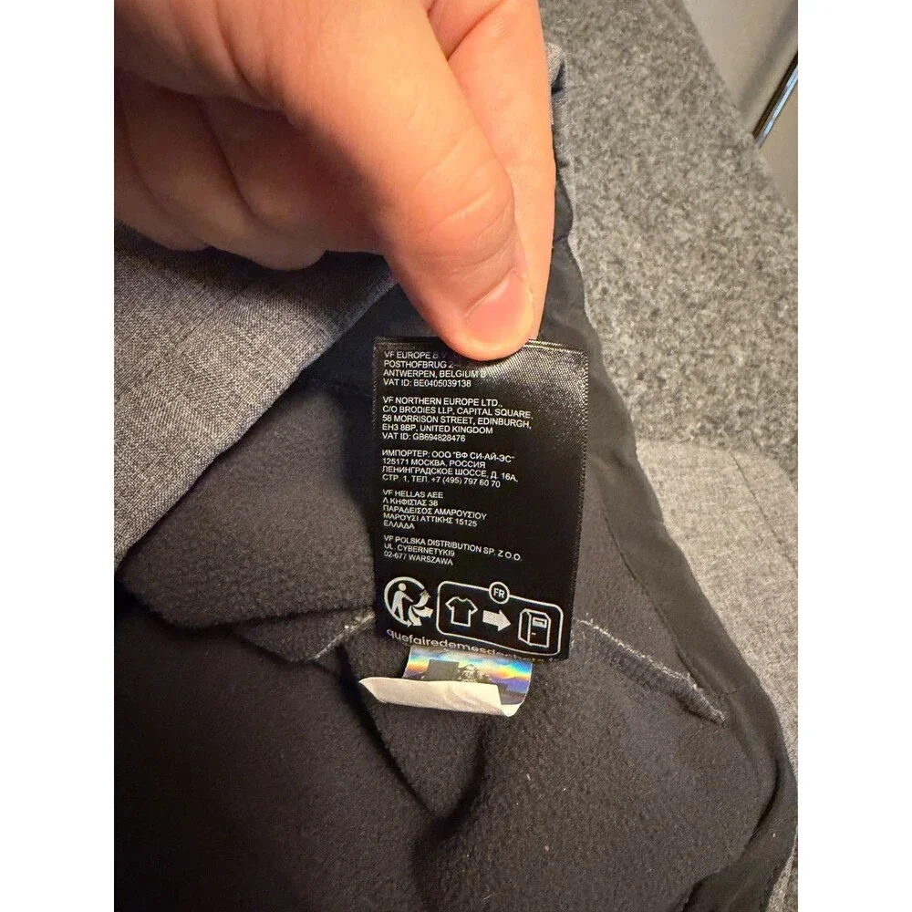 The North Face Apex Barrier WindWall Softshell Jacket Men's XL Gray Cintas